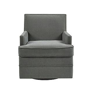 Madison Park Circa Upholstered Swivel Chair, , large