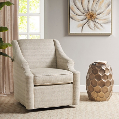 Madison Park Justin Swivel Glider Chair, , large