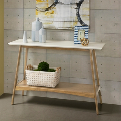 Avenu Console, Off White/Natural