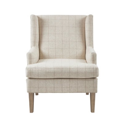 Martha Stewart Decker Accent Armchair, Beige, large