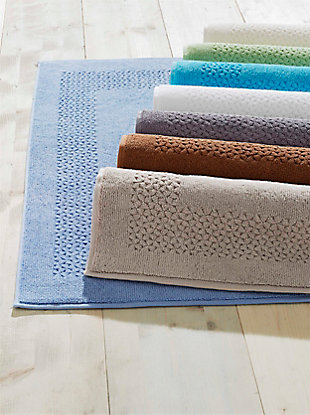 The bright optical colors will bring class and elegance to any room Beautifully designed and woven in our jacquard Hardwick style, our towels will add a touch of class to any room! Made with 100% high quality Turkish Cotton our bath mats can be washed reused several times! Our towels are also doubled stitched to prevent fraying and promote longevity and durability Made with no chemical processing, making it safe for babies, children, and all guests All our towels are manufactured to Oeko-Tex and ISO 91 certification standards100% high quality Turkish Cotton  | Jacquard Hardwick style | Doubled stitched | Machine washable | Imported