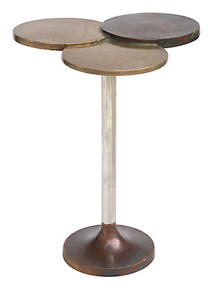 Dundeed Antique Brass Accent Table, , large