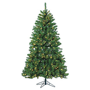 Holiday 7ft. Montana Pine Christmas Tree With Warm White Lights, , rollover