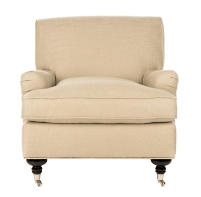 Safavieh Chloe Club Chair, Antique Gold, large