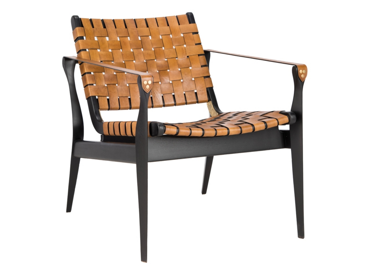 Dilan leather safari chair discount