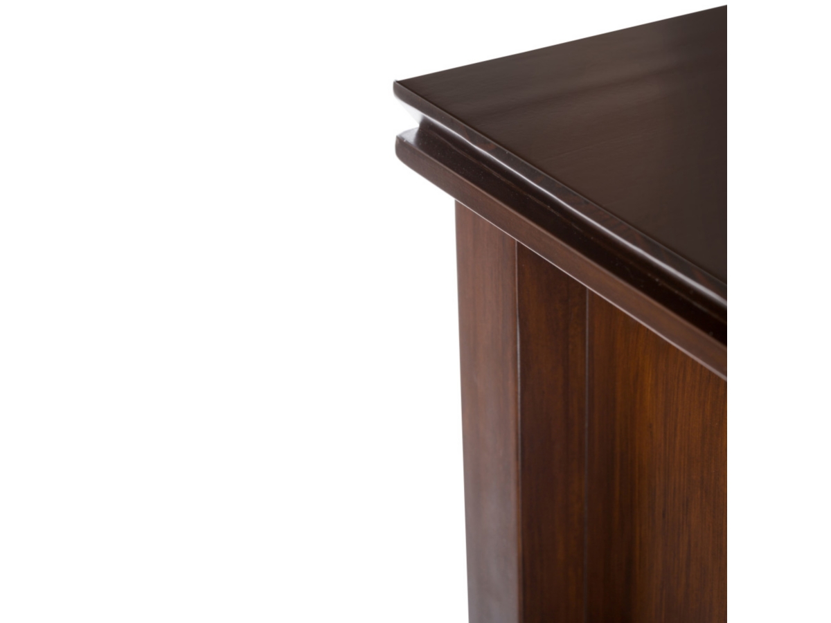 Simpli Home Artisan 48" 12-Cube Storage, Russet Brown, large