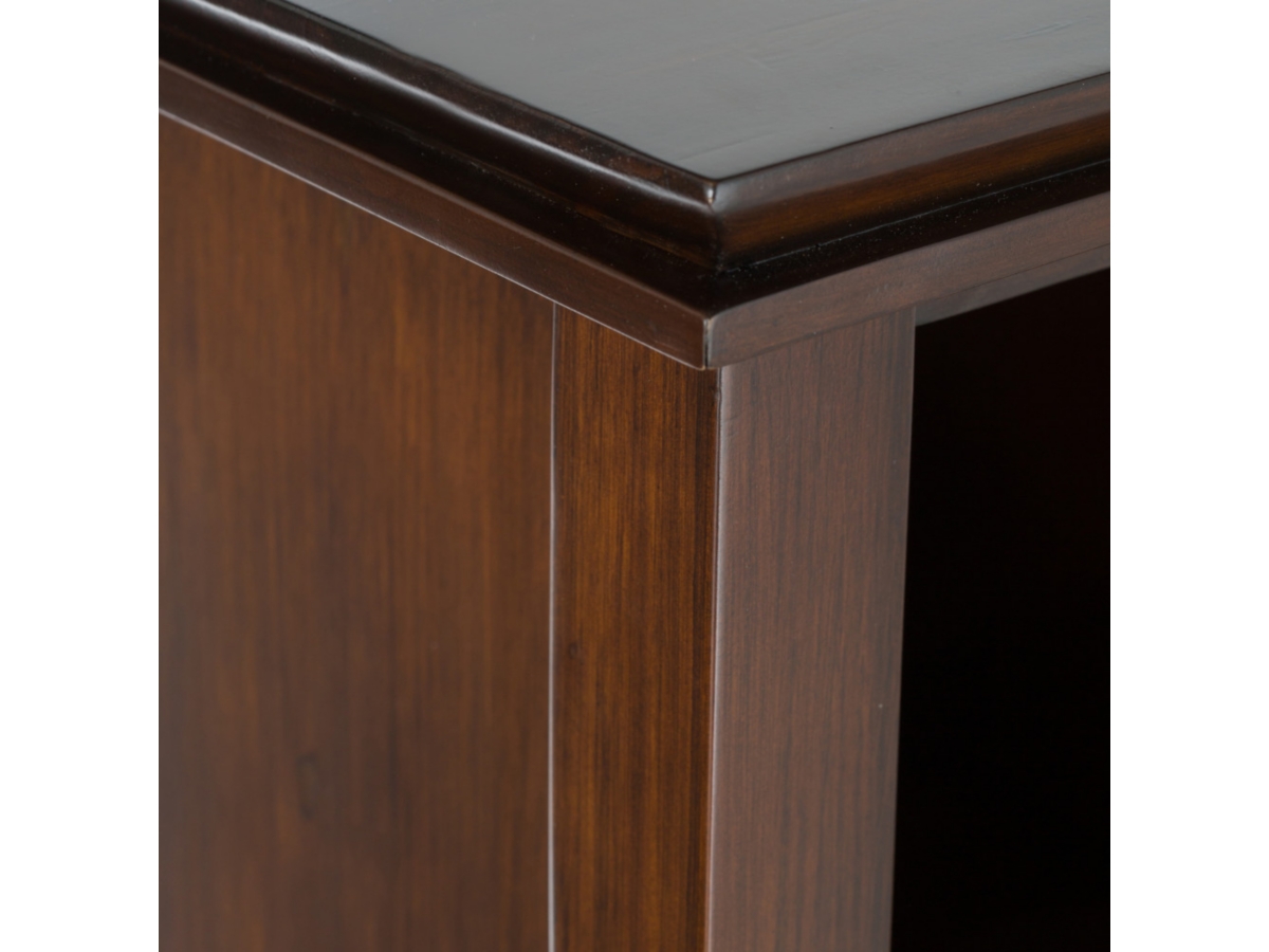 Simpli Home Artisan 48" 12-Cube Storage, Russet Brown, large