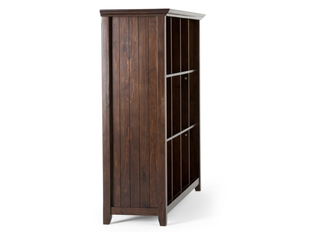 Simpli Home Acadian 48" 12-Cube Storage, Brunette Brown, large