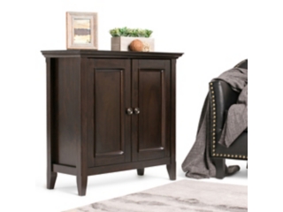 Simpli Home Amherst 32" Transitional Storage Cabinet