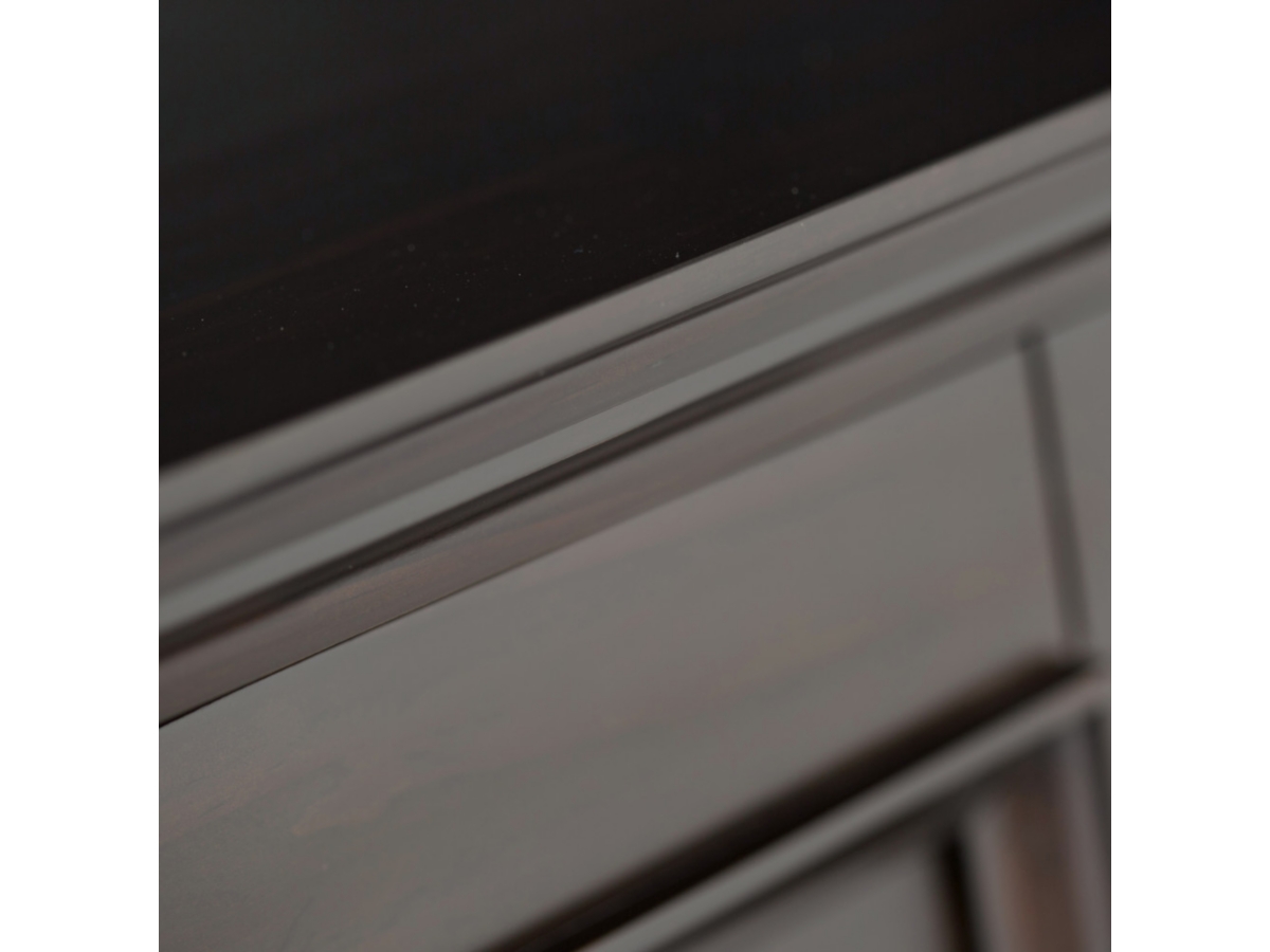 Simpli Home Amherst 32" Transitional Storage Cabinet, Hickory Brown, large