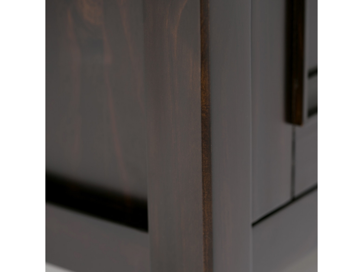 Simpli Home Amherst 32" Transitional Storage Cabinet, Hickory Brown, large