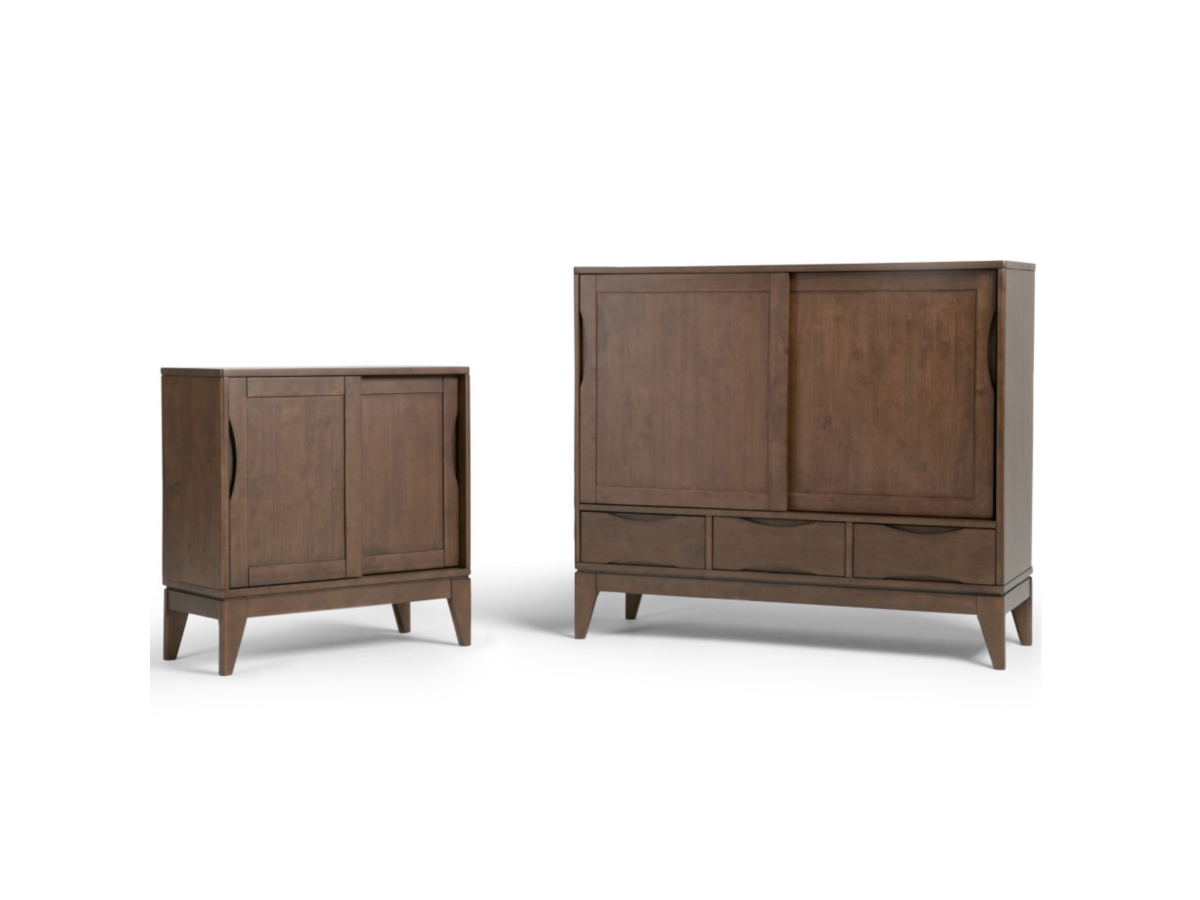 Simpli Home Harper 48" Mid Century Storage Cabinet, , large