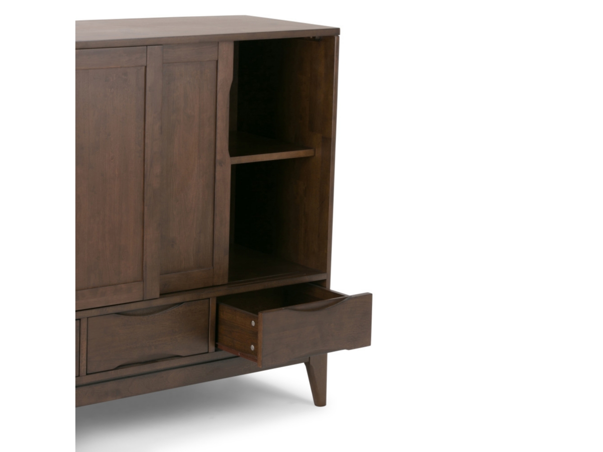 Simpli Home Harper 48" Mid Century Storage Cabinet, , large