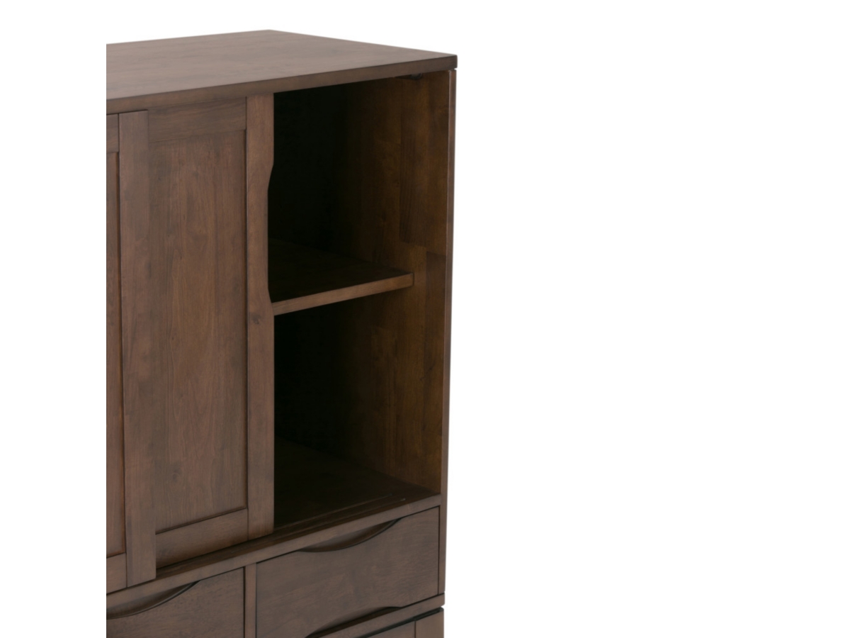 Simpli Home Harper 48" Mid Century Storage Cabinet, , large