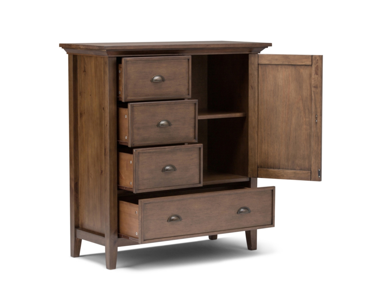 Simpli Home Redmond 39" Rustic Storage Cabinet, , large
