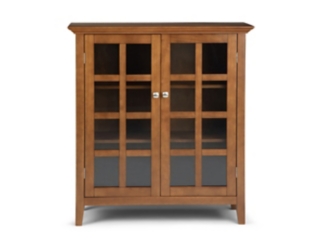 Acadian SOLID WOOD 39 inch Wide Transitional Medium Storage Cabinet in Light Golden Brown