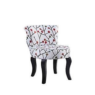 Benzara Patterned Accent Chair, , rollover