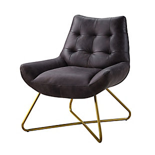 Benzara Accent Chair with Tufted Backrest, , rollover