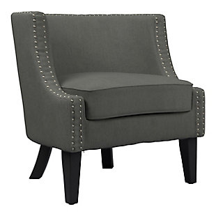 Benzara Accent Chair with Sloped Arms, , rollover