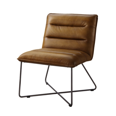 Benzara Accent Chair with Sled Base, , rollover