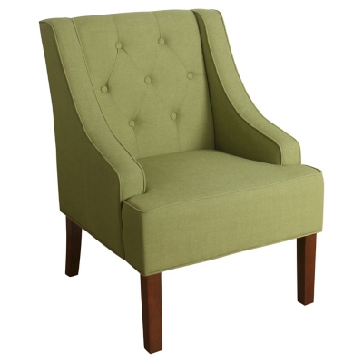 Benzara Accent Chair with Block Leg, , rollover