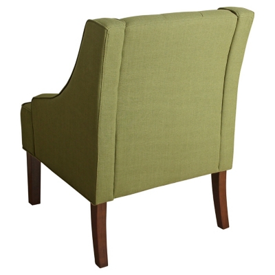 Benzara Accent Chair with Block Leg, , large