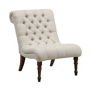 Benzara Accent Chair with Button Tufting, , rollover
