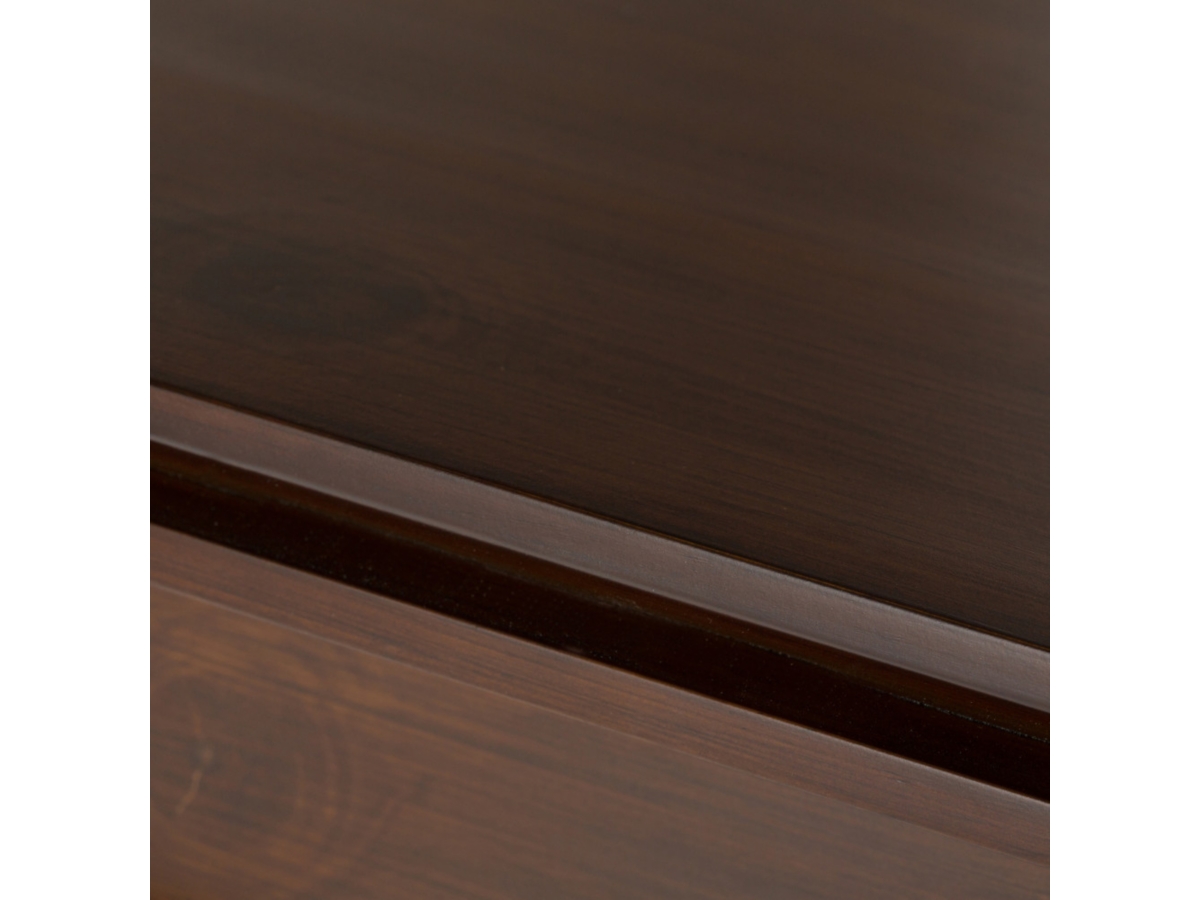 Simpli Home Artisan 8 Cube Storage Sofa Table, Russet Brown, large