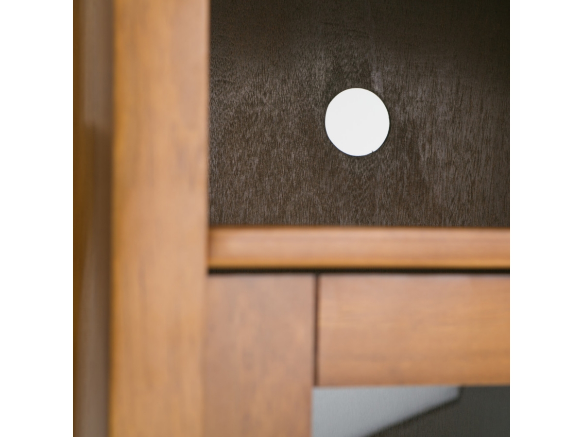 Simpli Home Warm Shaker Medium Storage Media Cabinet, Golden Brown, large