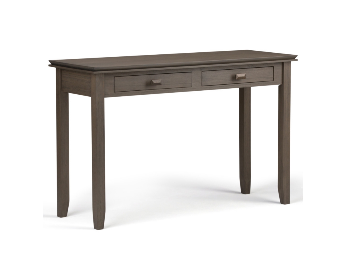 Simpli Home Artisan Console Sofa Table, Farmhouse Gray, large