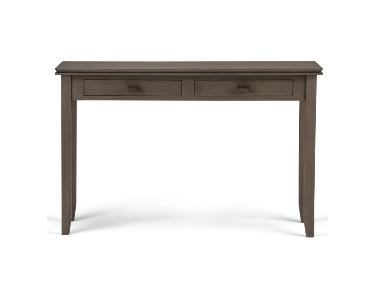 Simpli Home Artisan Console Sofa Table, Farmhouse Gray, large