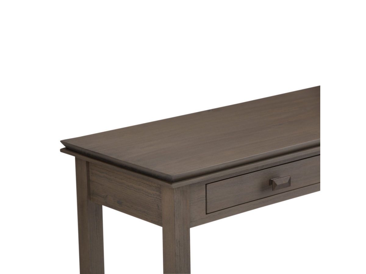 Simpli Home Artisan Console Sofa Table, Farmhouse Gray, large
