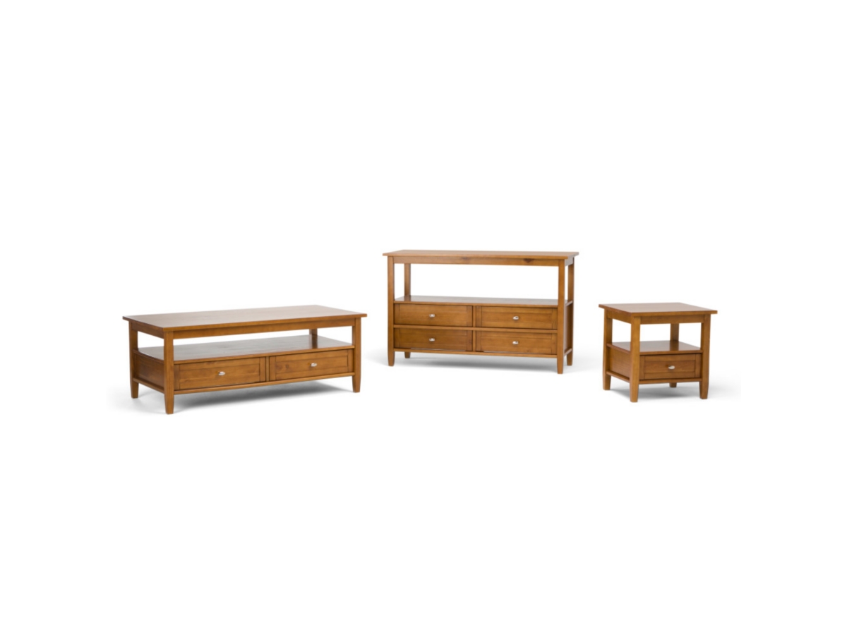 Simpli Home Warm Shaker Console Sofa Table, , large