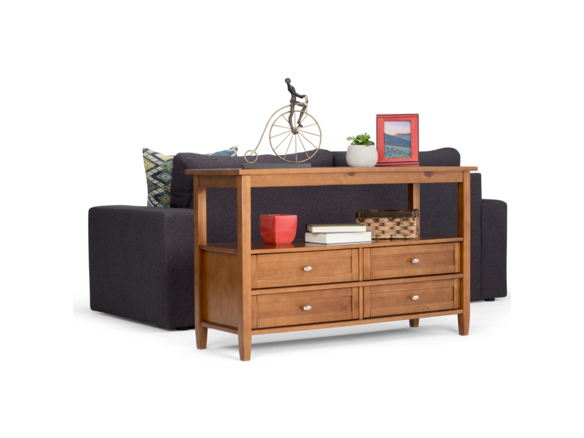 Simpli Home Warm Shaker Console Sofa Table, , large