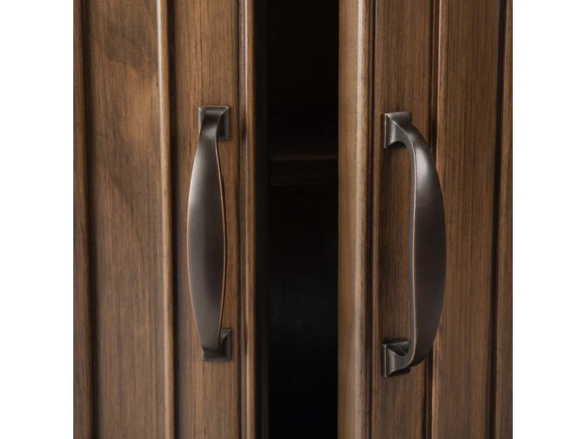 Simpli Home Connaught Entryway Storage Cabinet, Rustic Natural Aged Brown, large