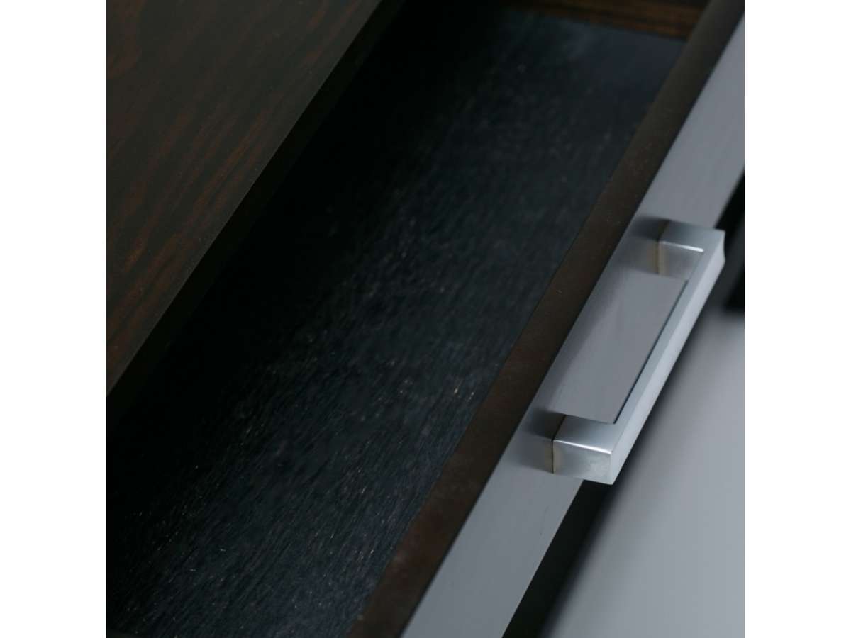 Simpli Home Kitchener Console Sofa Table, Hickory Brown, large