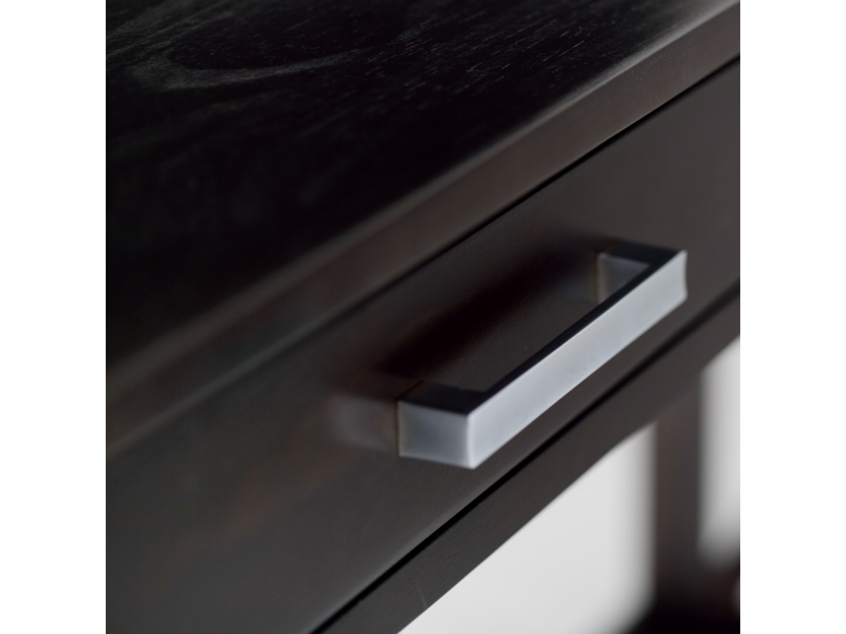 Simpli Home Kitchener Console Sofa Table, Hickory Brown, large