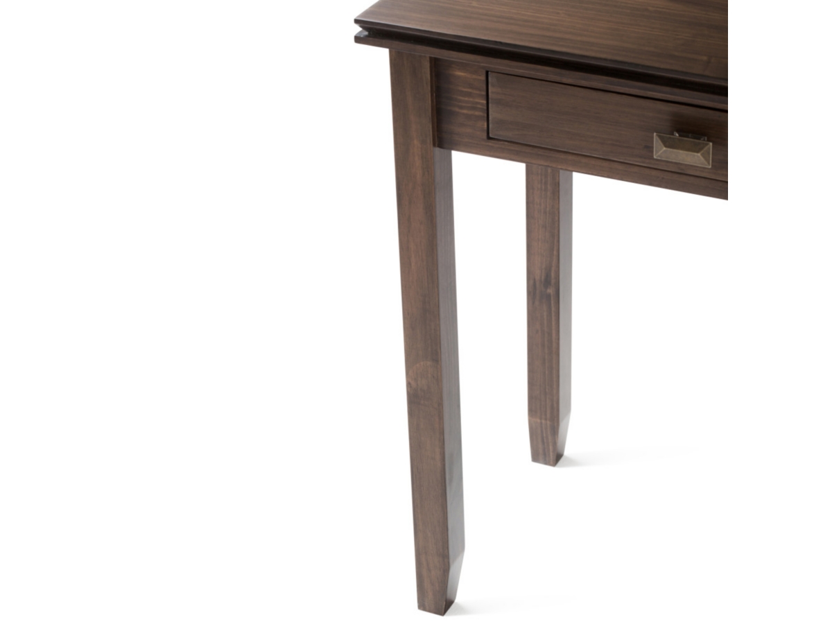 Simpli Home Artisan Console Sofa Table, Natural Aged Brown, large