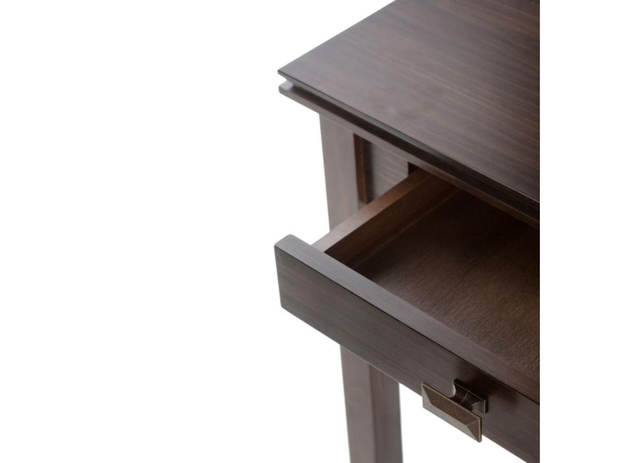 Simpli Home Artisan Console Sofa Table, Natural Aged Brown, large