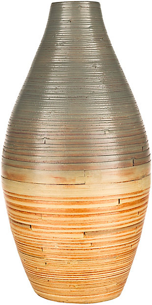 Surya Decorative Bamboo Floor Vase, , rollover