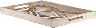 Surya Arely Natural Wood Decorative Tray, , large