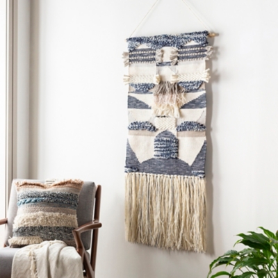 Surya 52"H x 24"W Wall Hanging Macrame, , rollover