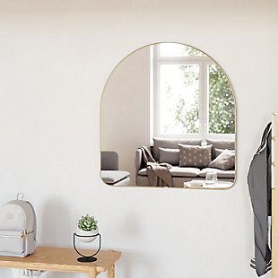 Umbra HUBBA Arched Mirror Brass, , rollover