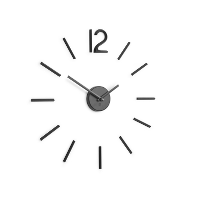 Umbra Minimalist Black Wall Clock, , large