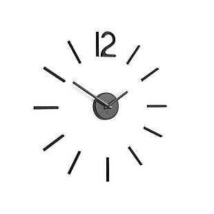 Umbra Minimalist Black Wall Clock, , large