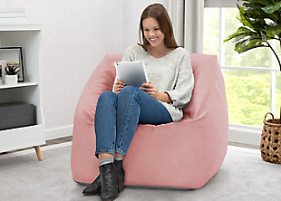 Delta Home Cozee Cube Chair, Blossom, rollover