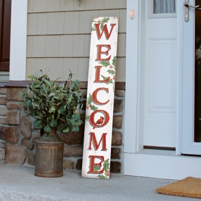 Red Cardinal Welcome Porch Board, , large