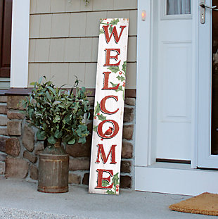 Red Cardinal Welcome Porch Board, , rollover