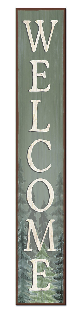 Porch Board™ WELCOME - FOREST - PORCH BOARD 8X46.5, , large