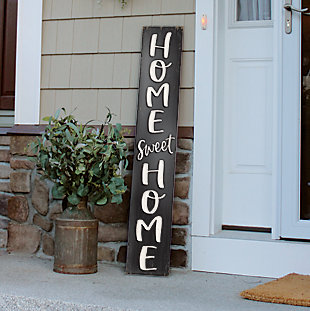 Porch Board™ GRAY HOME SWEET HOME - PORCH BOARD 8X46.5, , rollover